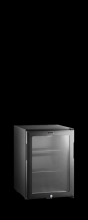 TEFCOLD TM44G-1 Minibar prosklené dveře, černá 